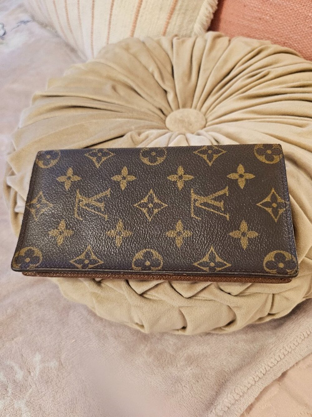 Louis Vuitton Monogram Porte Valeurs Cartes Credit Long Bifold Wallet M61823